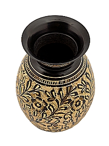 :   4046 FLOWER VASE MATKI 4" CJ. WORK (2/