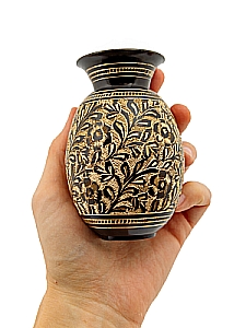 :   4046 FLOWER VASE MATKI 4" CJ. WORK (2/